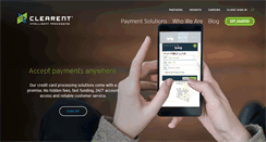 Desktop Screenshot of clearent.com