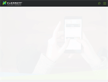 Tablet Screenshot of clearent.com